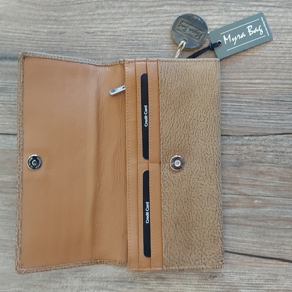 Myra Muddy Sanguine Women's Clutch Wallet - Picture 2 of 5